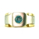 Ocean Blue Solitaire Diamond Ring