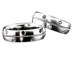 Spiral Rope Band Rings