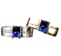 Sapphire Venture Band Rings