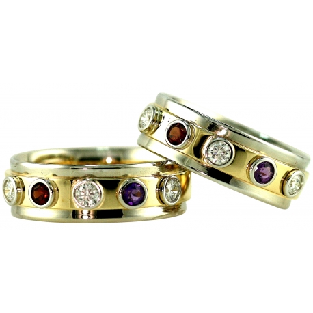 Paramount Diamond and Gem Band Rings