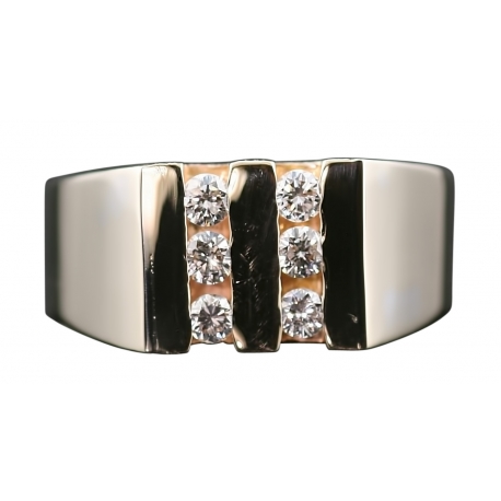 Diamond Channel Signet