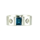 London Blue Topaz and Diamond Ring