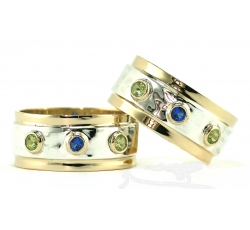 Sovereign Birth Stone Wedding Bands