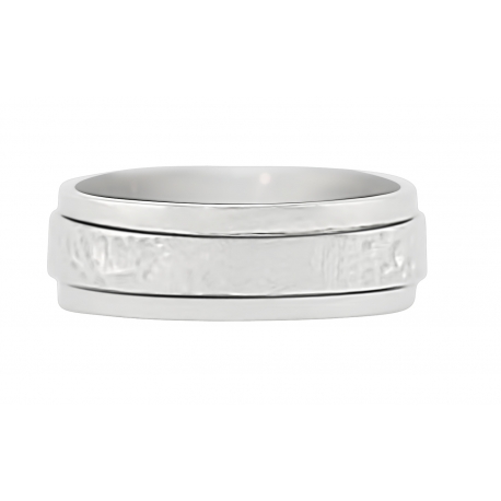 MARCO Double Band Men's Sterling Silver Ring 7.5mm