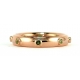 Rose Gold Birthstones Bezel Ring