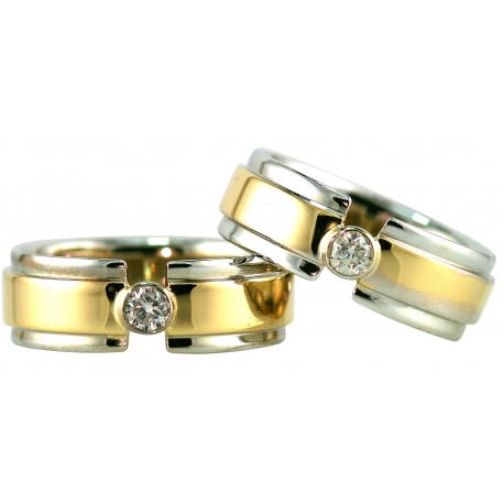 1 Bezel Paramount Tension Design Ring”