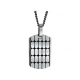 Cobblestone Tag Necklace