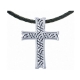 Thatch Cross Necklace