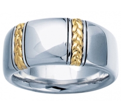 Geneva Gold Braid Ring