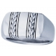 Geneva Signet Braid Ring